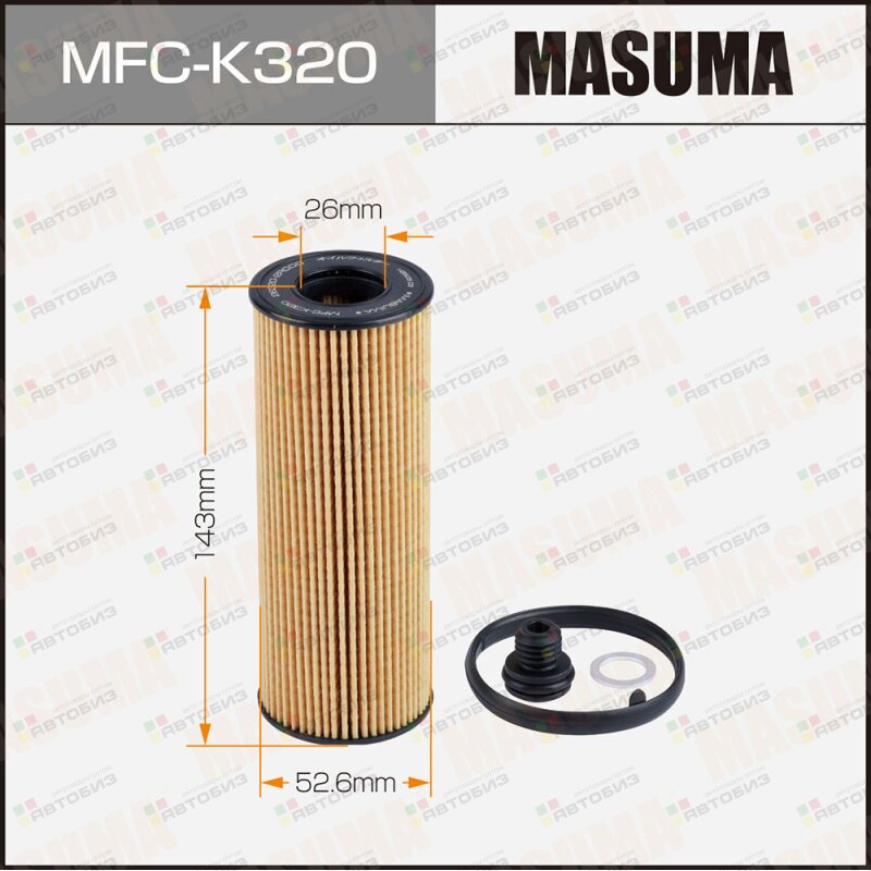 Масляный фильтр OE0162 MASUMA вставка MASUMA MFCK320