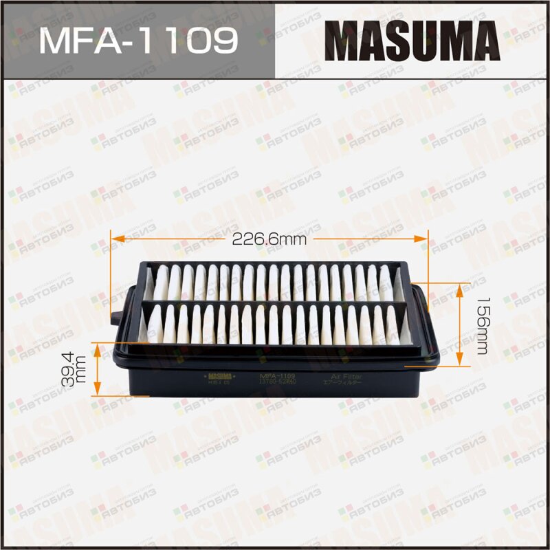 Воздушный фильтр   MFA-1109 A-986 MASUMA MFA1109