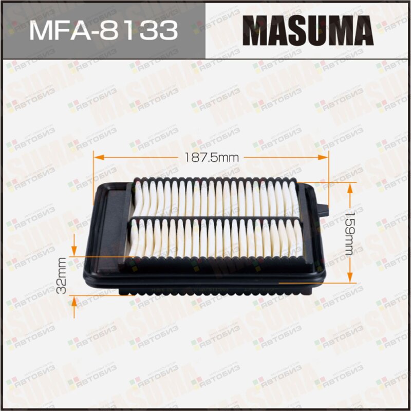 Воздушный фильтр A-8010  (1/80) MASUMA MFA8133