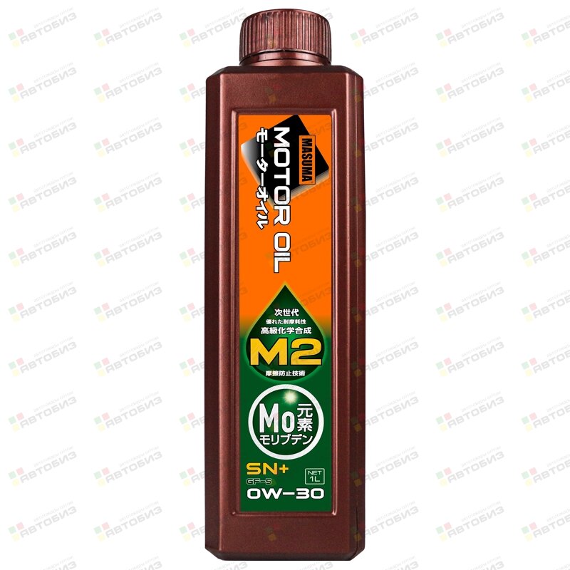 Масло моторное MASUMA 0W30 M2 SN+/GF-5 (бензин синтетика) 1л (1/24) MASUMA M2014E