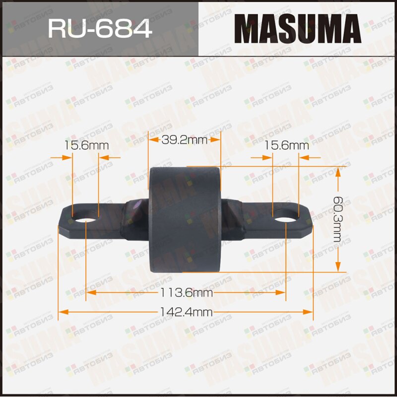 Сайлентблок  CX-7 06-14 rear MASUMA RU684