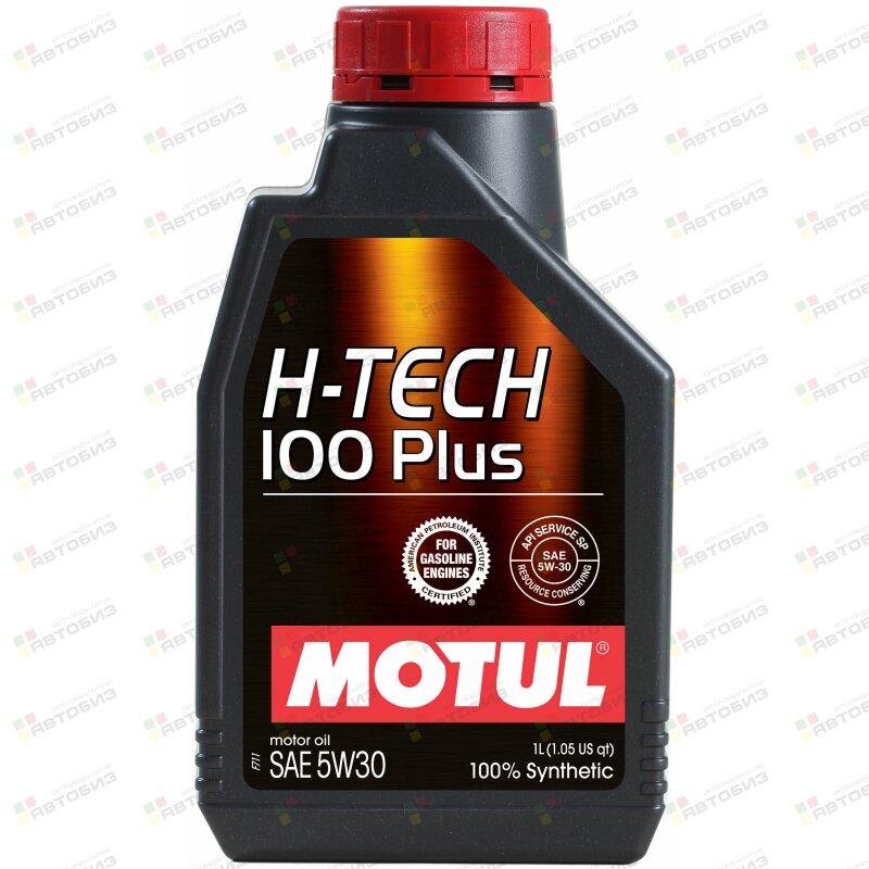 Масло моторное MOTUL H-TECH 100 Plus 5W30 SP/GF-6A синтетика 1л (1/12) MOTUL 112141