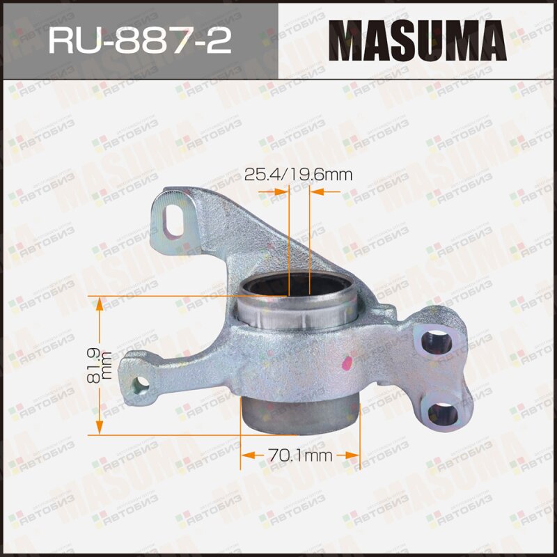 Сайлентблок MASUMA BMW X1 (F48) front RH MASUMA RU8872