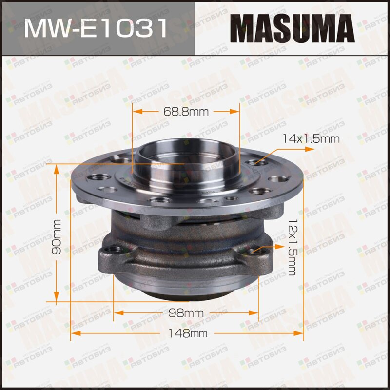 Ступичный узел  front MERCEDES-BENZ C-CLASS (W205) 13-21 (with ABS) MASUMA MWE1031