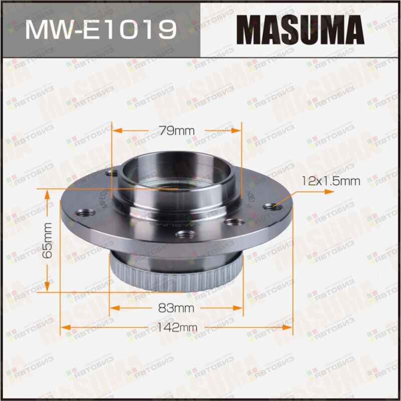 Ступичный узел  front BMW 3-SERIES (E46) (with ABS) 98-06 MASUMA MWE1019