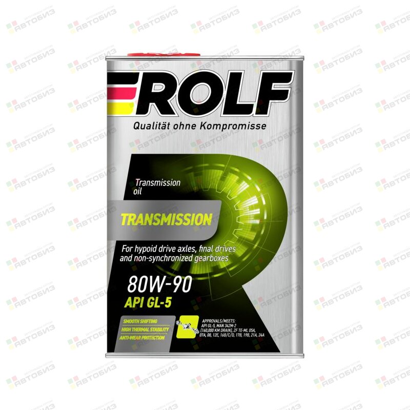 Transmission SAE 80W-90 API GL-5 4л ROLF 322243