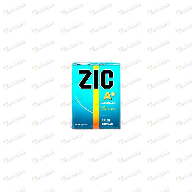 ZIC А+ 10w40 SM/CF 4л (1/4) (бензин п/синт) ZIC 163393