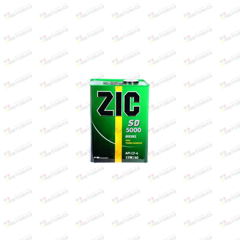 ZIC SD5000 15w40 CH-4 6л (1/3) (дизель минерал) ZIC 173126